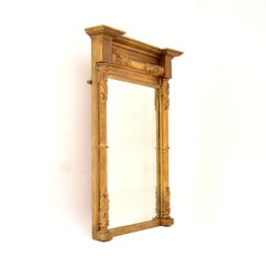 Antique Regency Period Gilt Wood Mirror