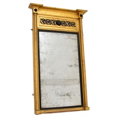 Antique Regency Period Gilt Wood Mirror