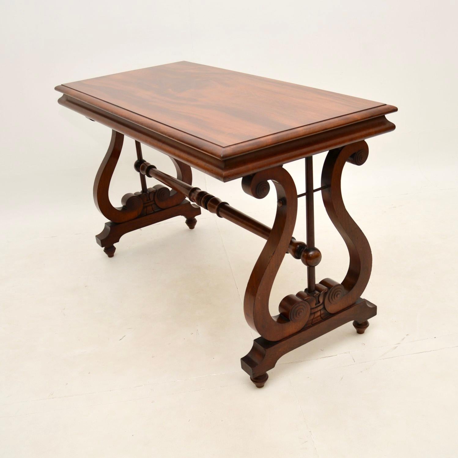 Antique Regency Period Library Table / Desk In Good Condition For Sale In London, GB