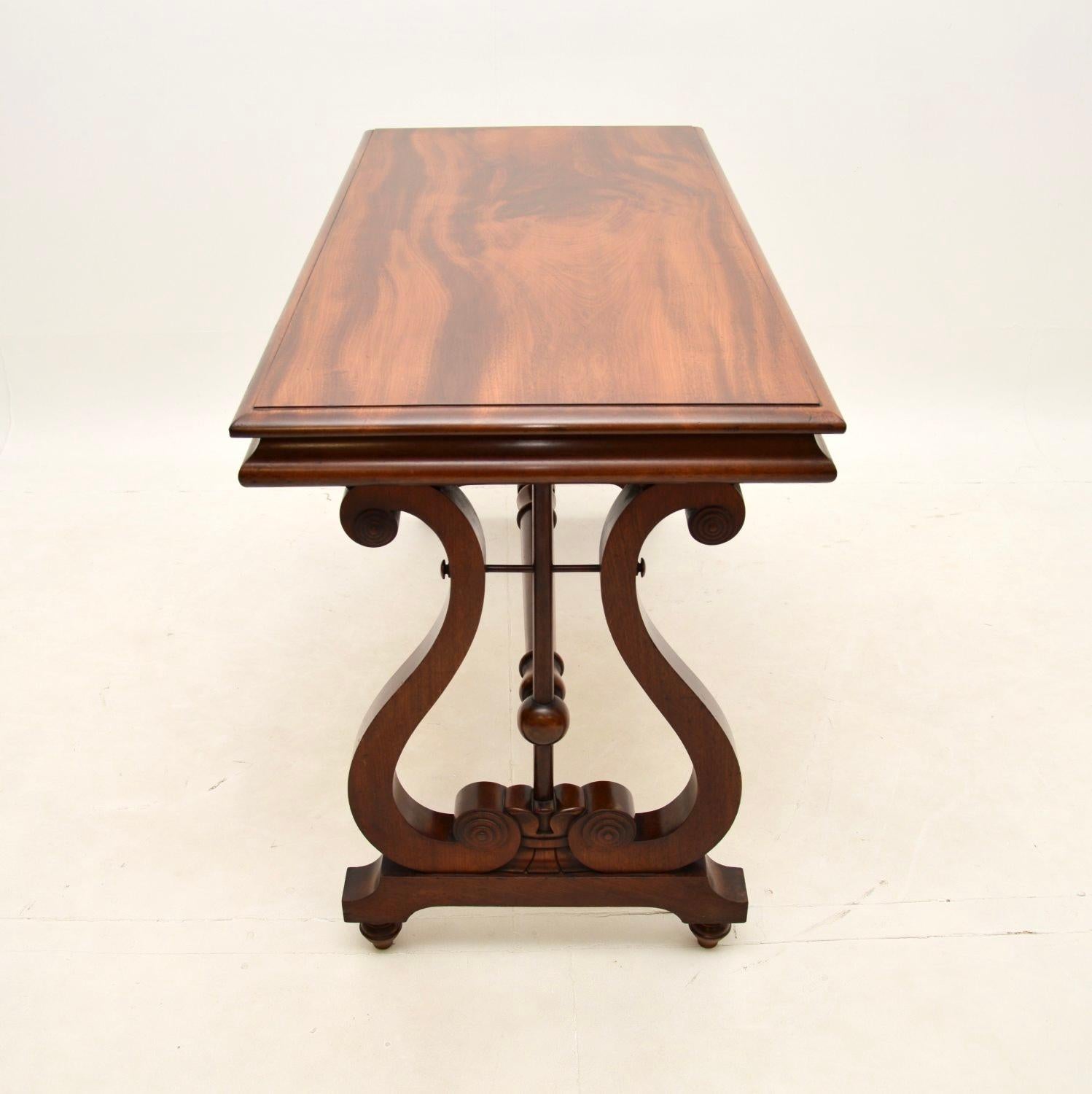 Early 19th Century Antique Regency Period Library Table / Desk For Sale