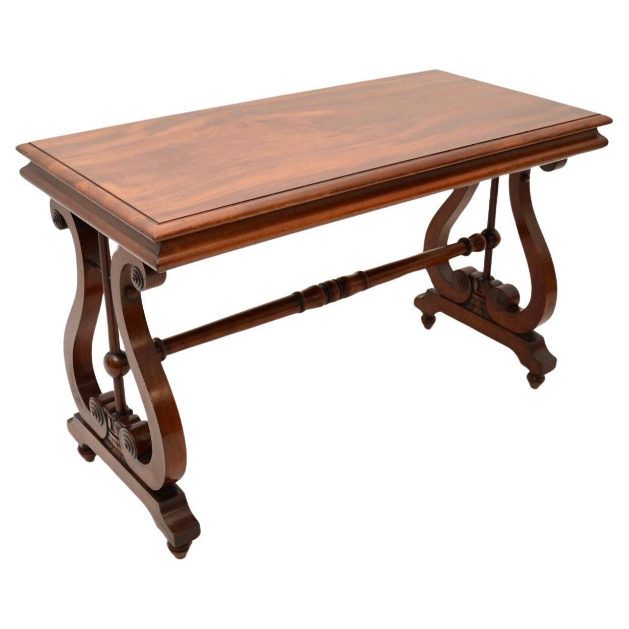 Antique Regency Period Library Table / Desk For Sale