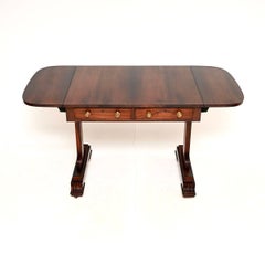 Mesa de sofá antigua de la época de la Regencia