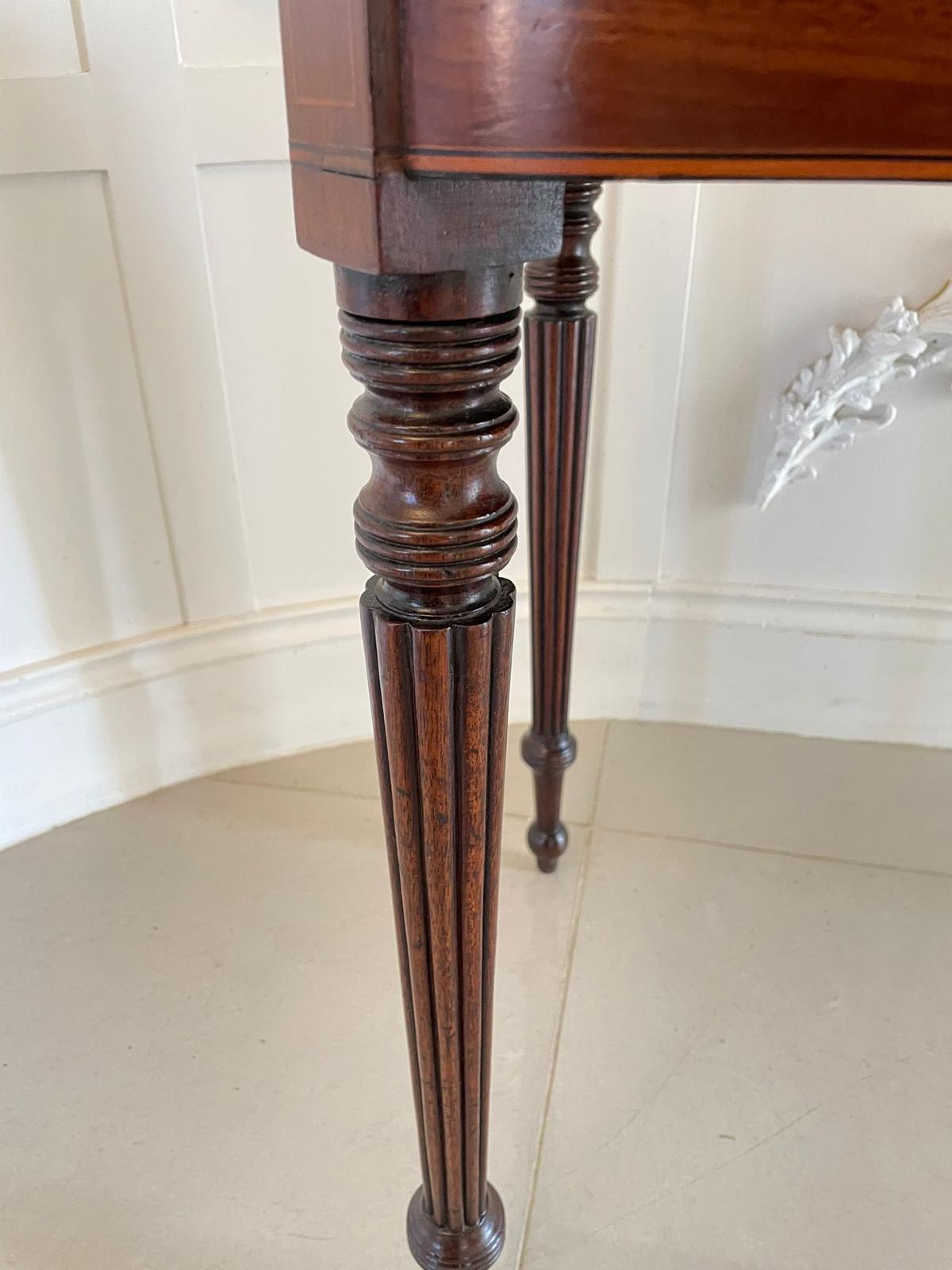 Antique Regency Quality Mahogany Card/Side Table For Sale 7