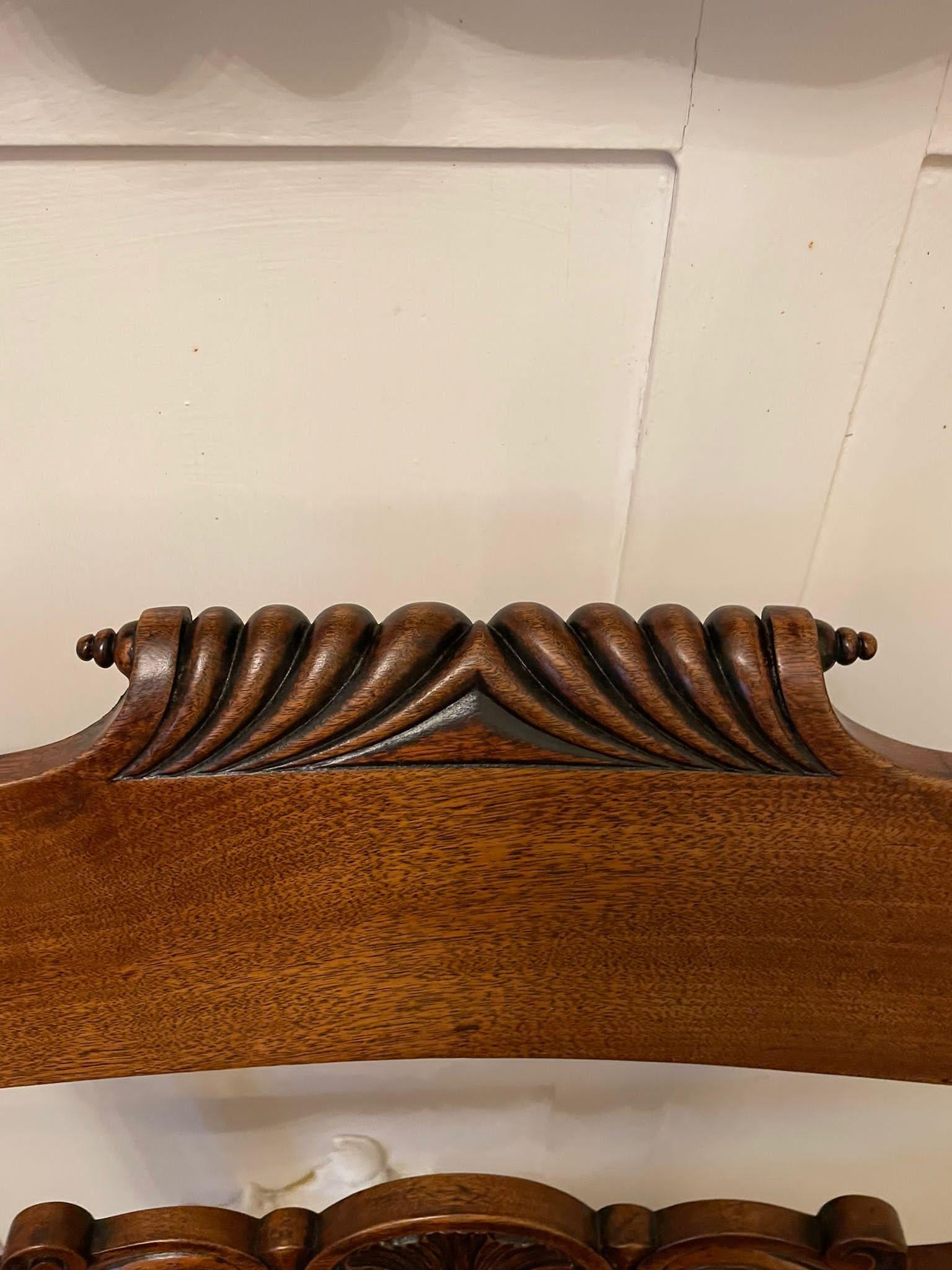 Other Antique Regency Quality Mahogany Desk Chair For Sale