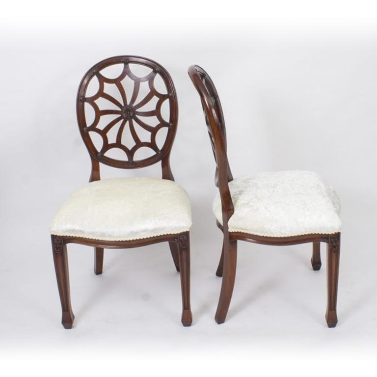 Regency Revival Dining Table Early 20th Century and 12 Bespoke Dining Chairs 4