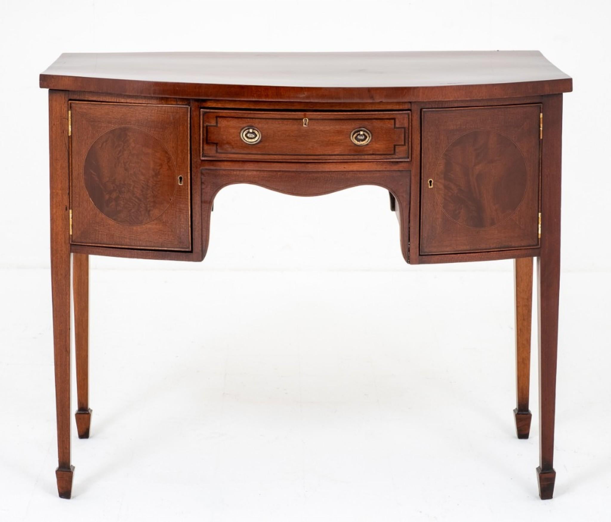 Antique Regency Sideboard, Mahogany Server Buffet In Good Condition For Sale In Potters Bar, GB