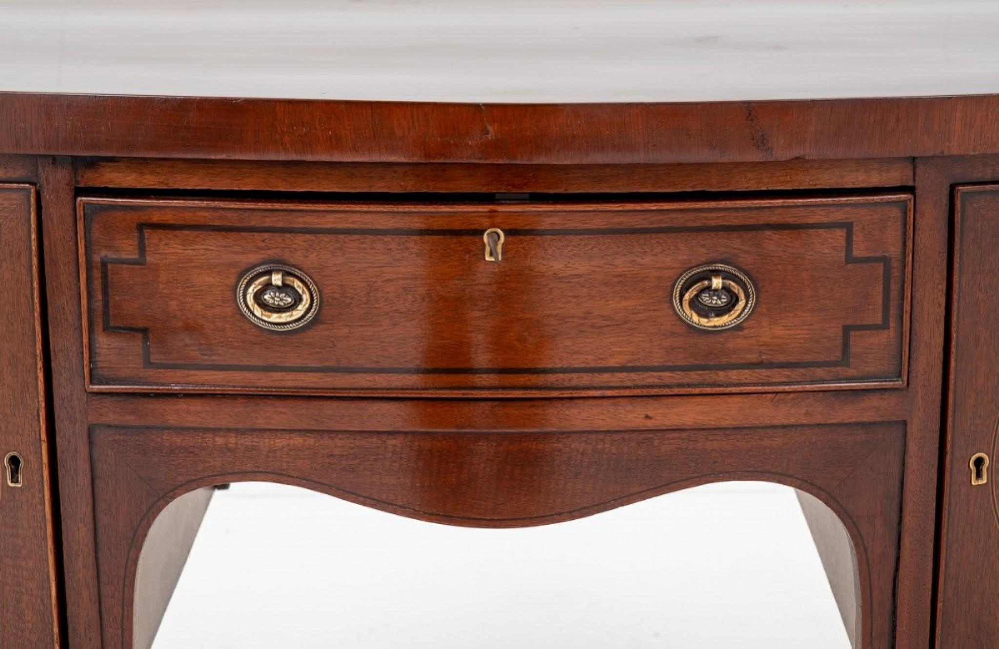 Antique Regency Sideboard, Mahogany Server Buffet For Sale 3