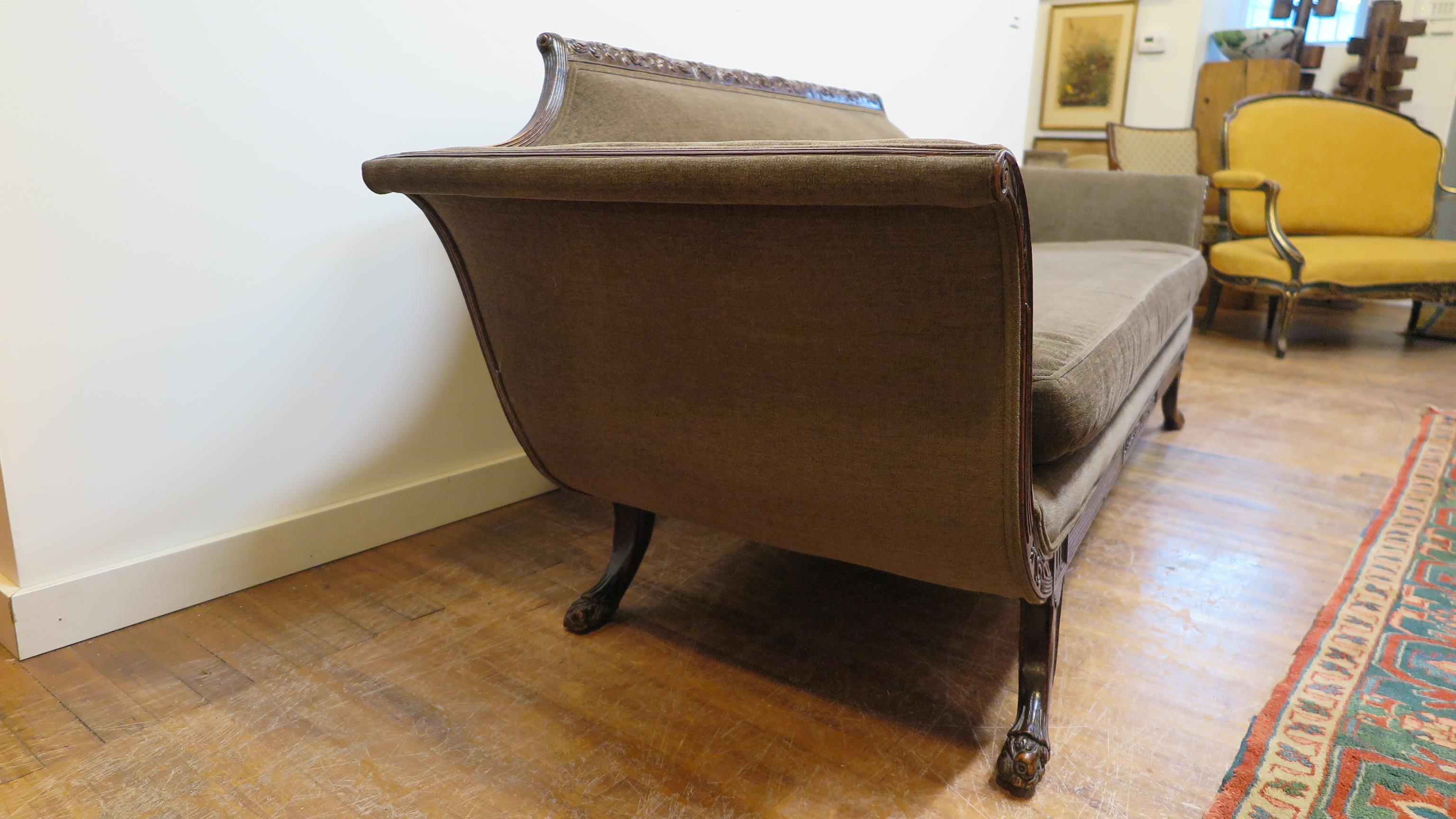 Late 19th Century Antique Regency Sofa