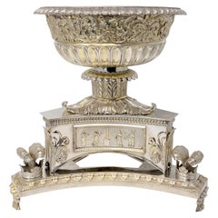 Antique Regency Sterling Silver Centerpiece Made for the Earl of Dartmouth, 1806