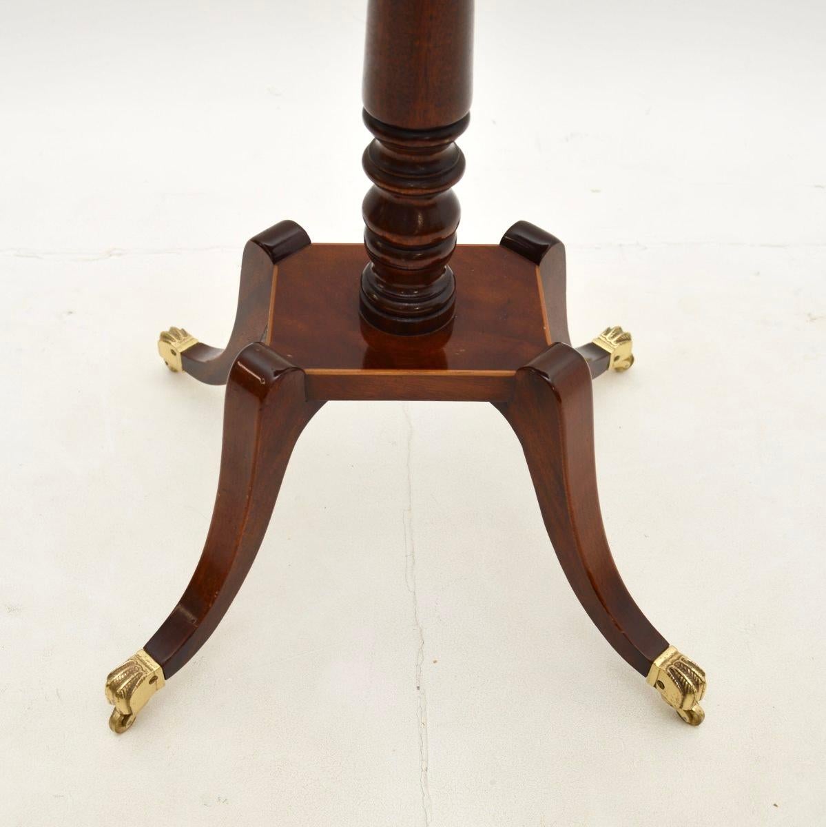 Satinwood Antique Regency Style Chess Table For Sale