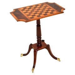 Antique Regency Style Chess Table