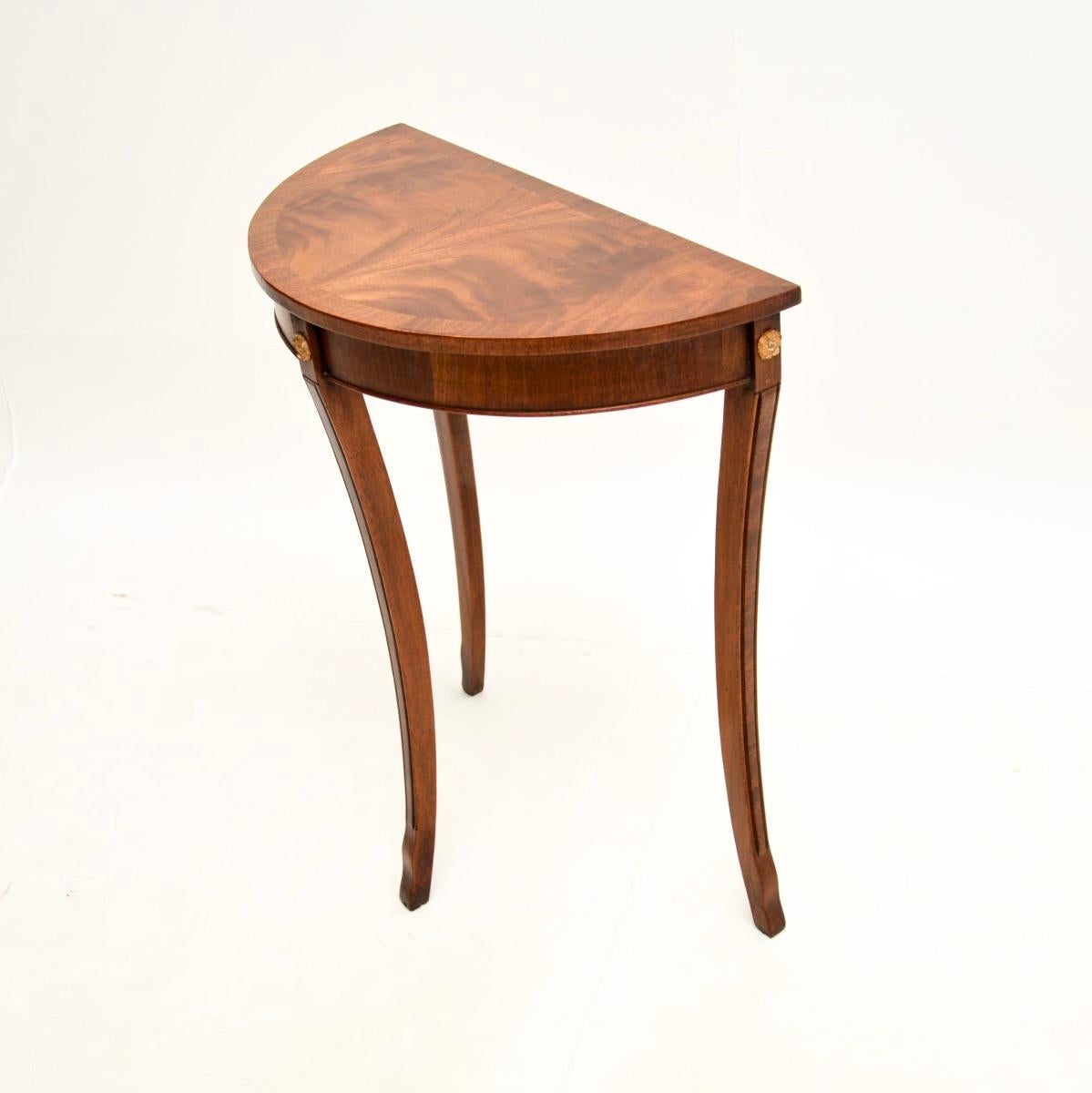 British Antique Regency Style Console Table