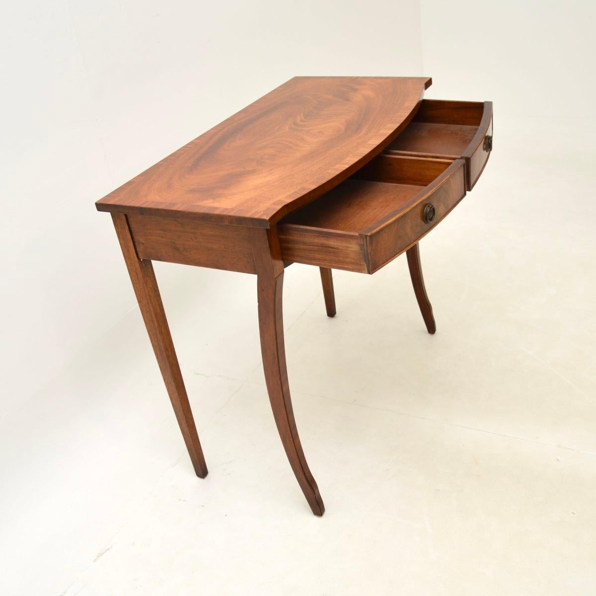 British Antique Regency Style Console Table For Sale