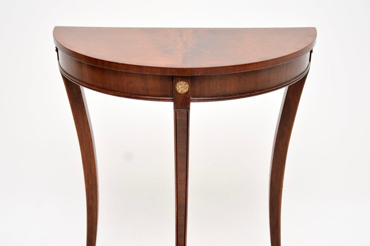 Legno Tavolo consolle antico in stile Regency in vendita