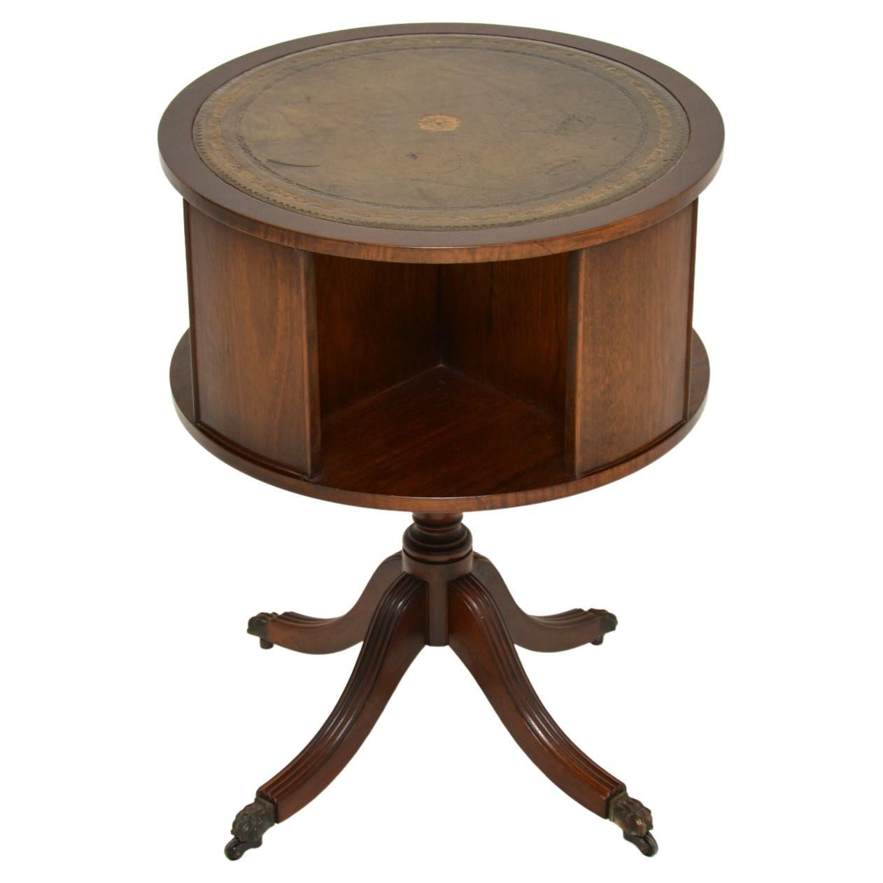 Antique Regency Style Drum Table / Book Stand