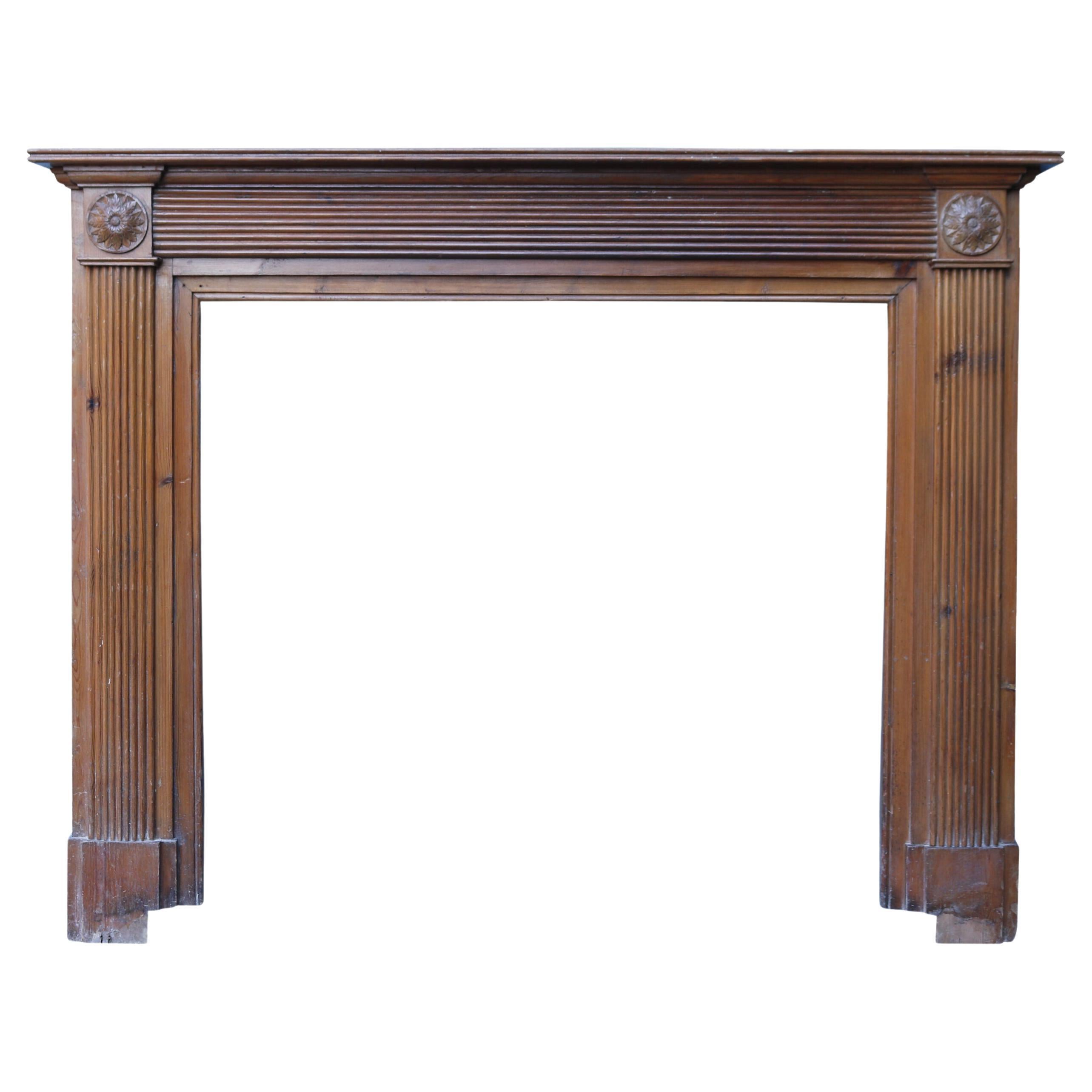 Antique Regency Style Fireplace Surround