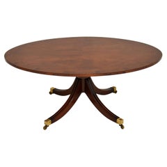 Antique Regency Style Flame Mahogany Coffee Table