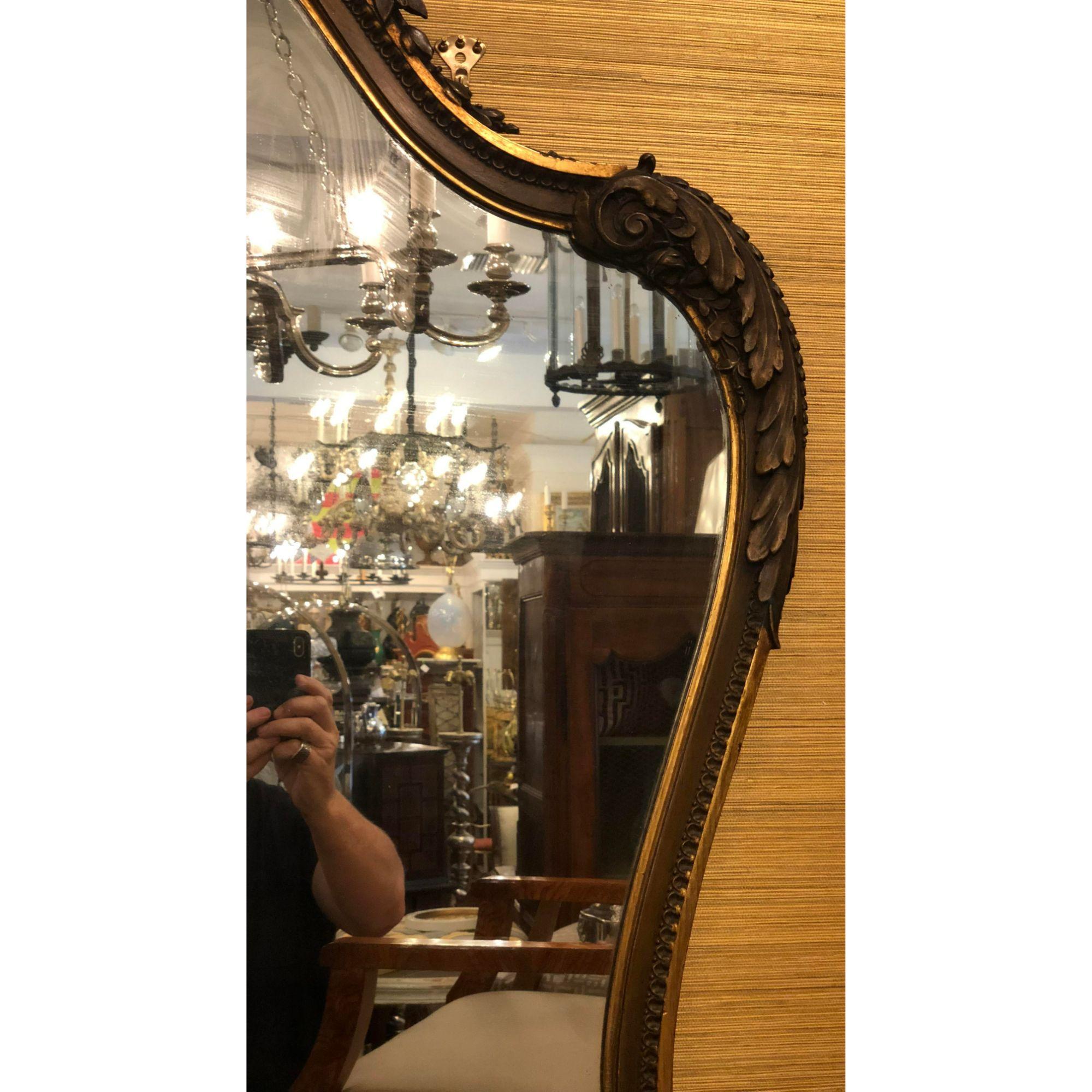 Antique Regency Style Giltwood Mirror In Excellent Condition In LOS ANGELES, CA