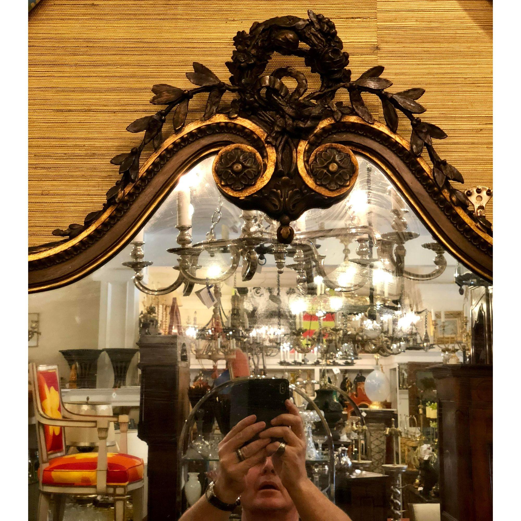 Antique Regency Style Giltwood Mirror 1