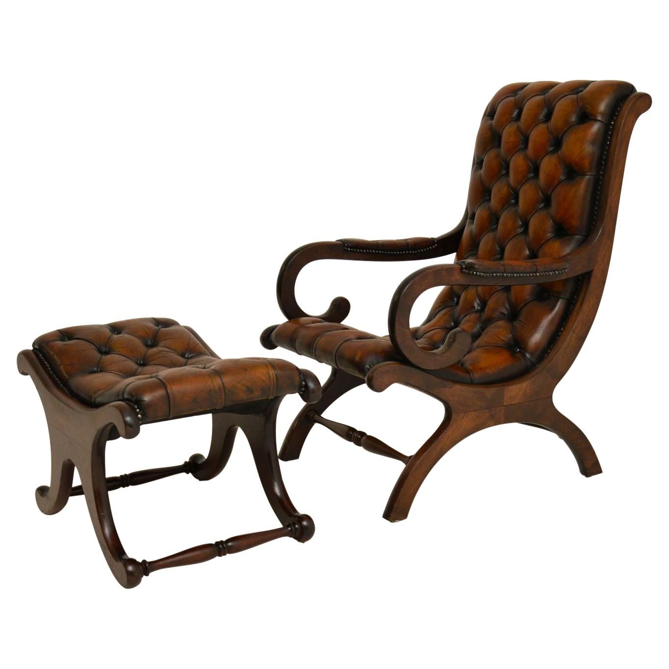 Theodor Set with Armchair and Stool For Sale at 1stDibs