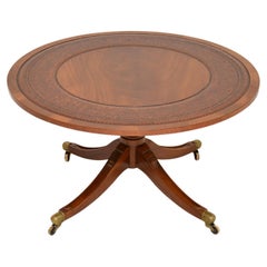 Antique Regency Style Leather Coffee Table