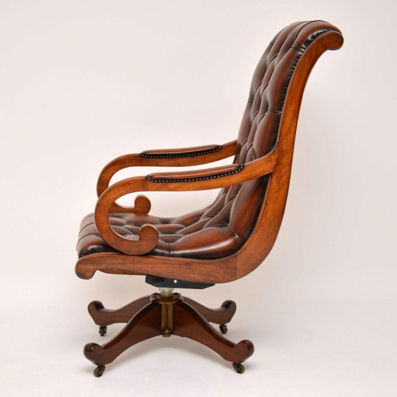 antique executive chair
