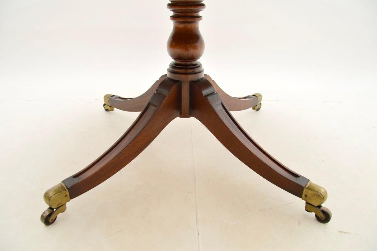 Antique Regency Style Leather Top Coffee Table 1