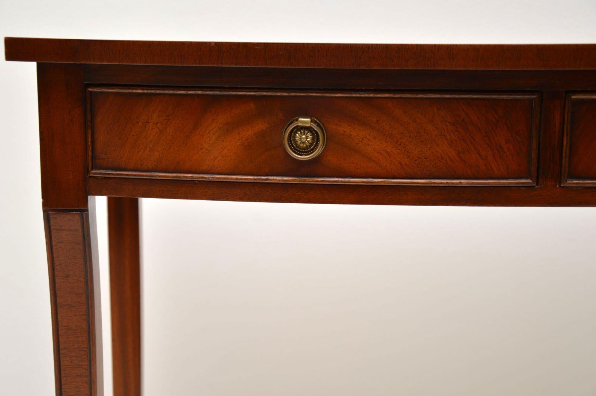 antique mahogany console table