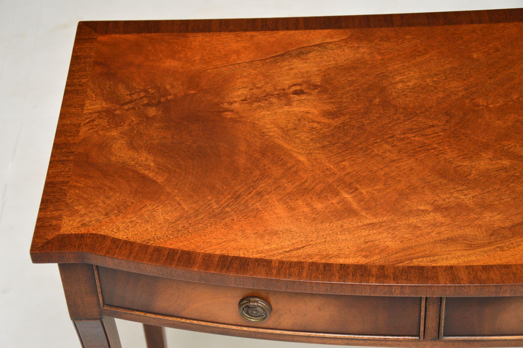 Mid-20th Century Antique Regency Style Mahogany Console Table
