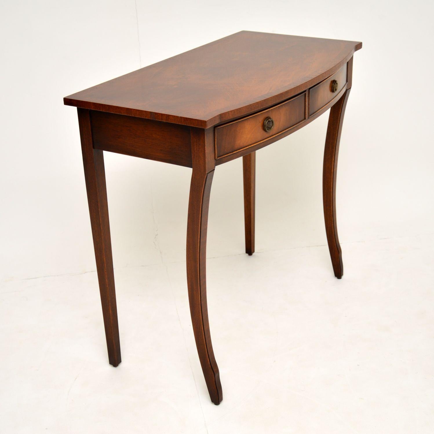 Antique Regency Style Mahogany Console Table 3