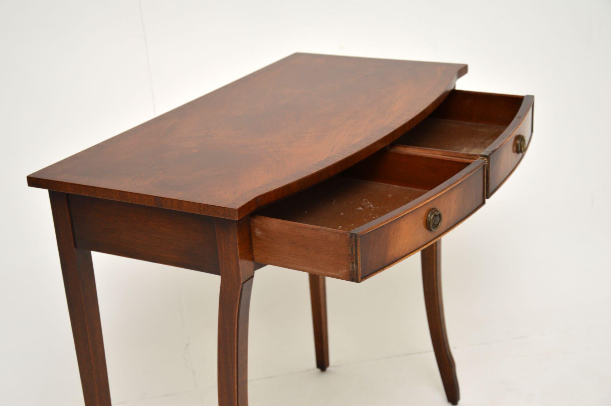 Antique Regency Style Mahogany Console Table 4