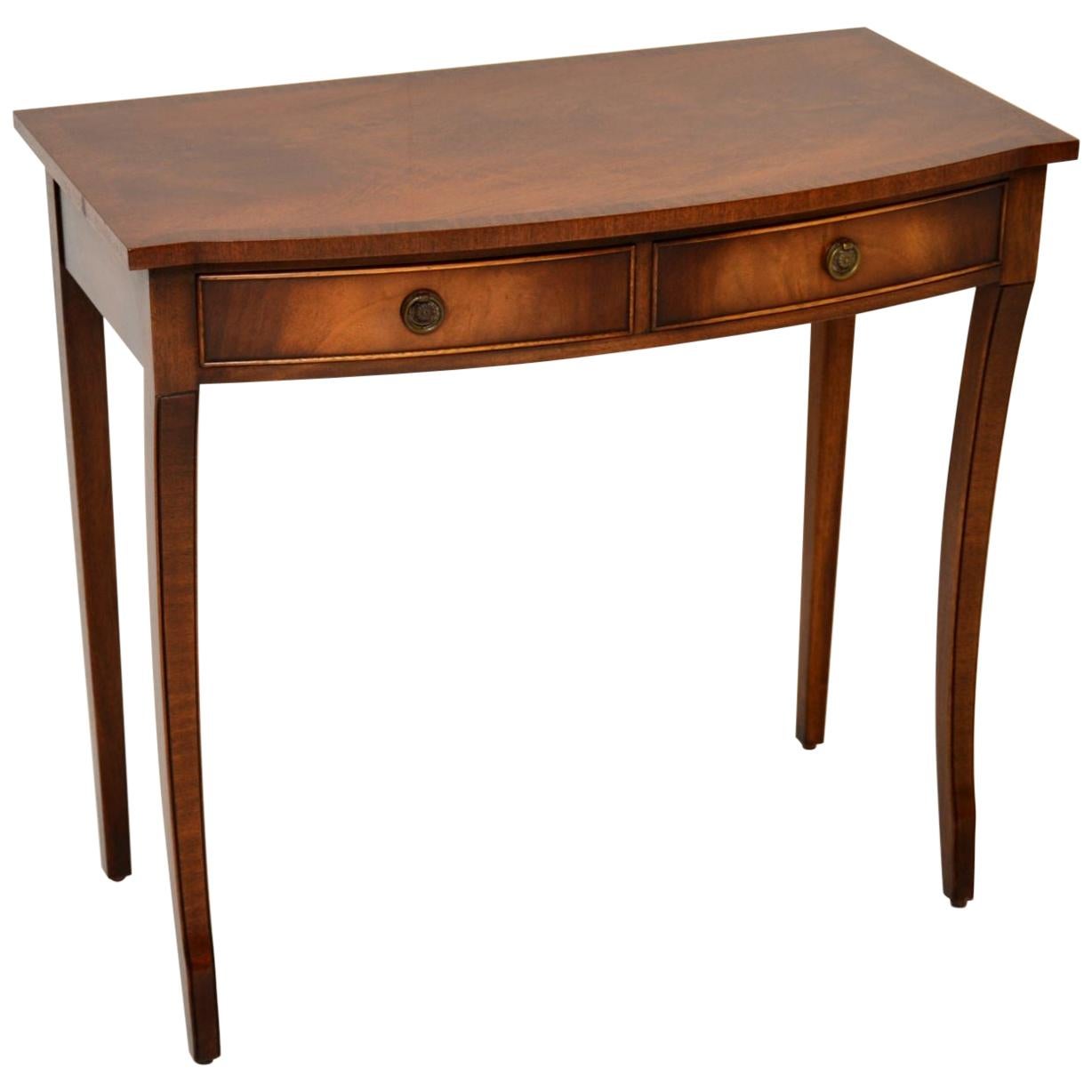 Antique Regency Style Mahogany Console Table