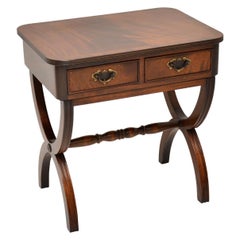 Antique Regency Style Mahogany Side Table