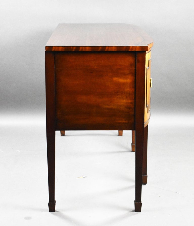 Grand Buffet Bas Ancien Style Régence – Chêne Massif, 2 Tiroirs, 240 Cm