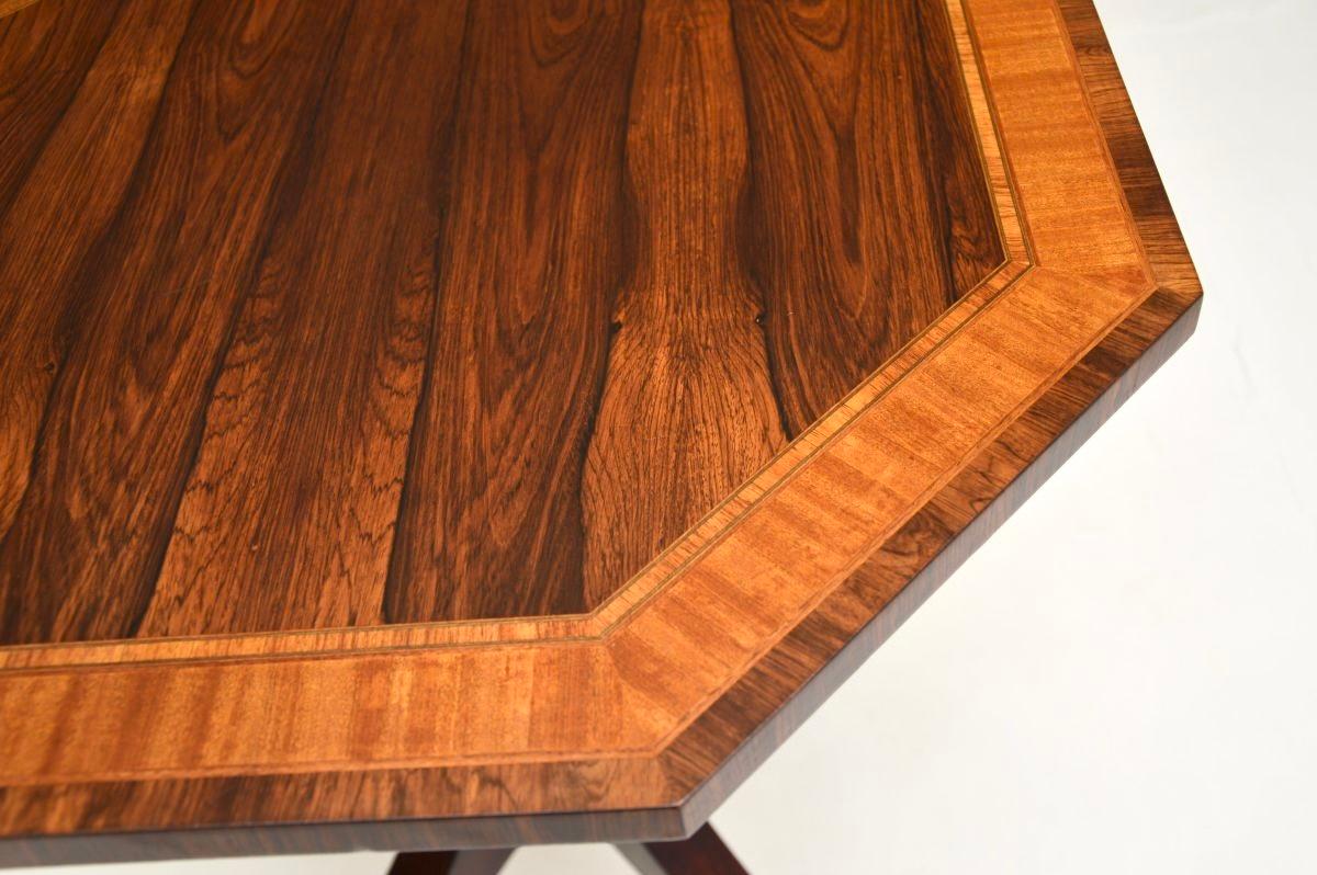 Wood Antique Regency Style Occasional Side Table For Sale