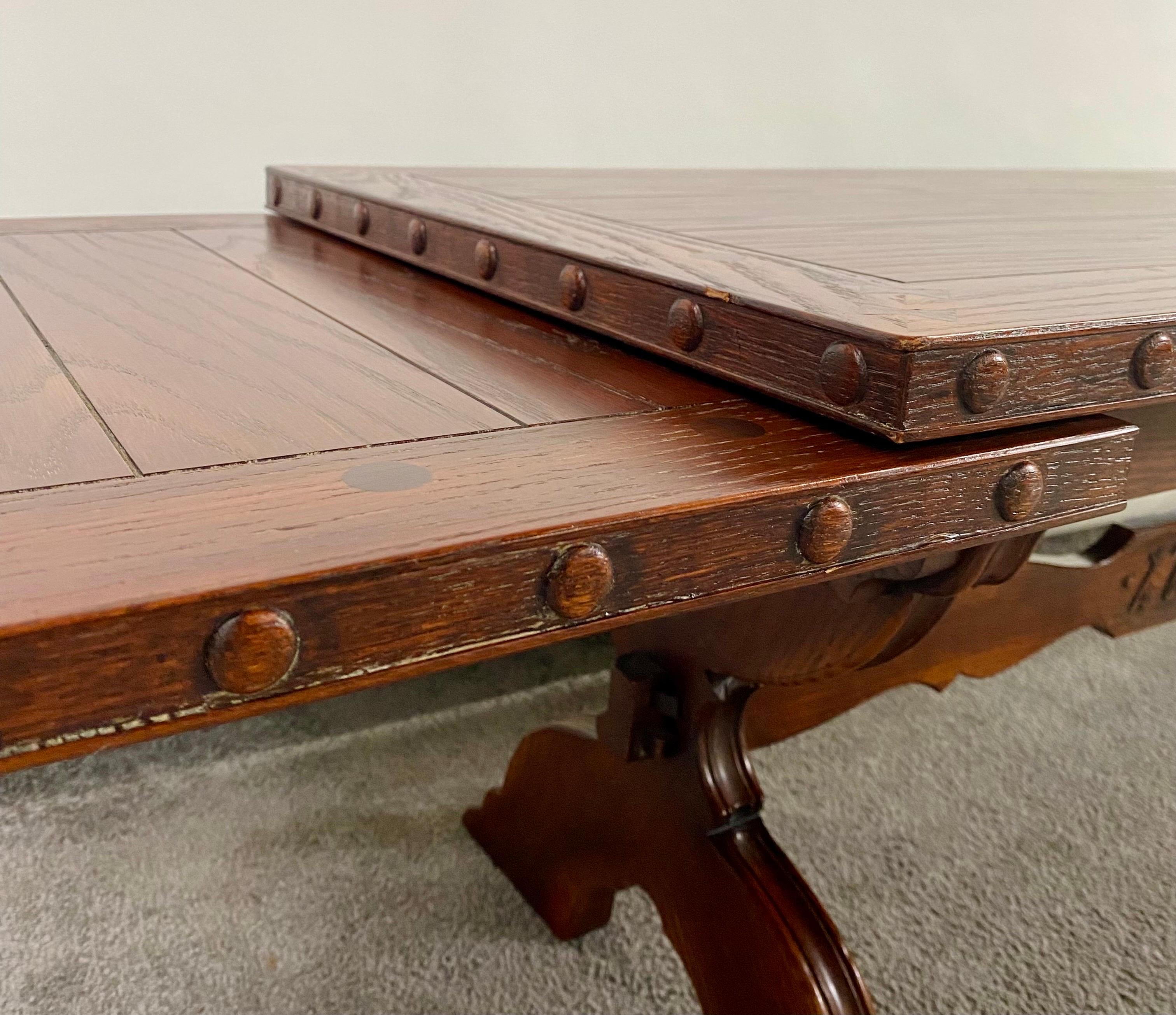 Antique Regency Style Rosewood Coffee or Cocktail Table with Two Extensions For Sale 3