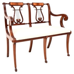 Antique Regency Style Settee