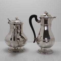 Antique Regency Style Silver Sterling Tea and Coffee Pot by Cardeilhac of Paris