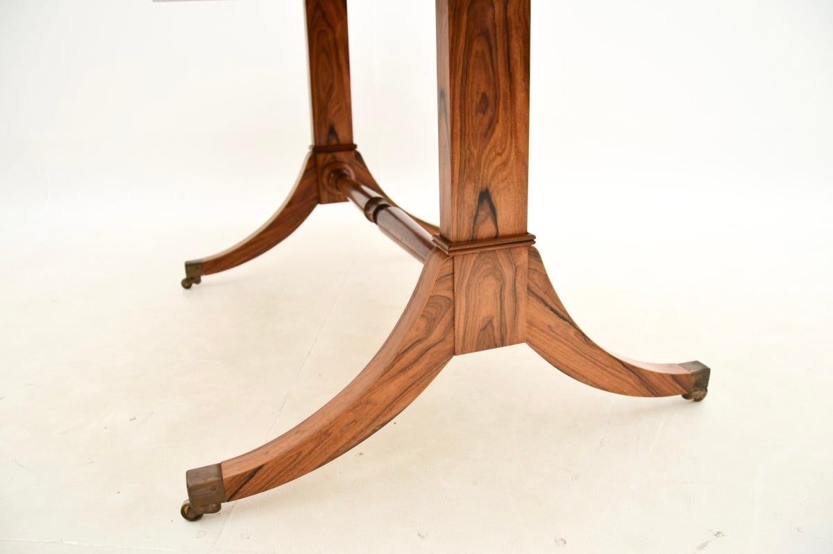 Antique Regency Style Sofa Table For Sale 5