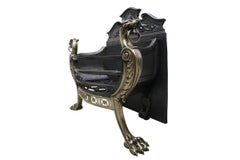 Antique Regency Style Victorian Dog Grate