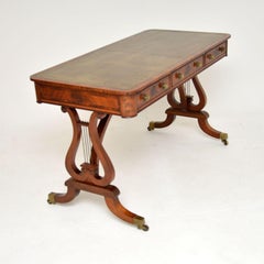 Antique Regency Style Writing Table / Desk