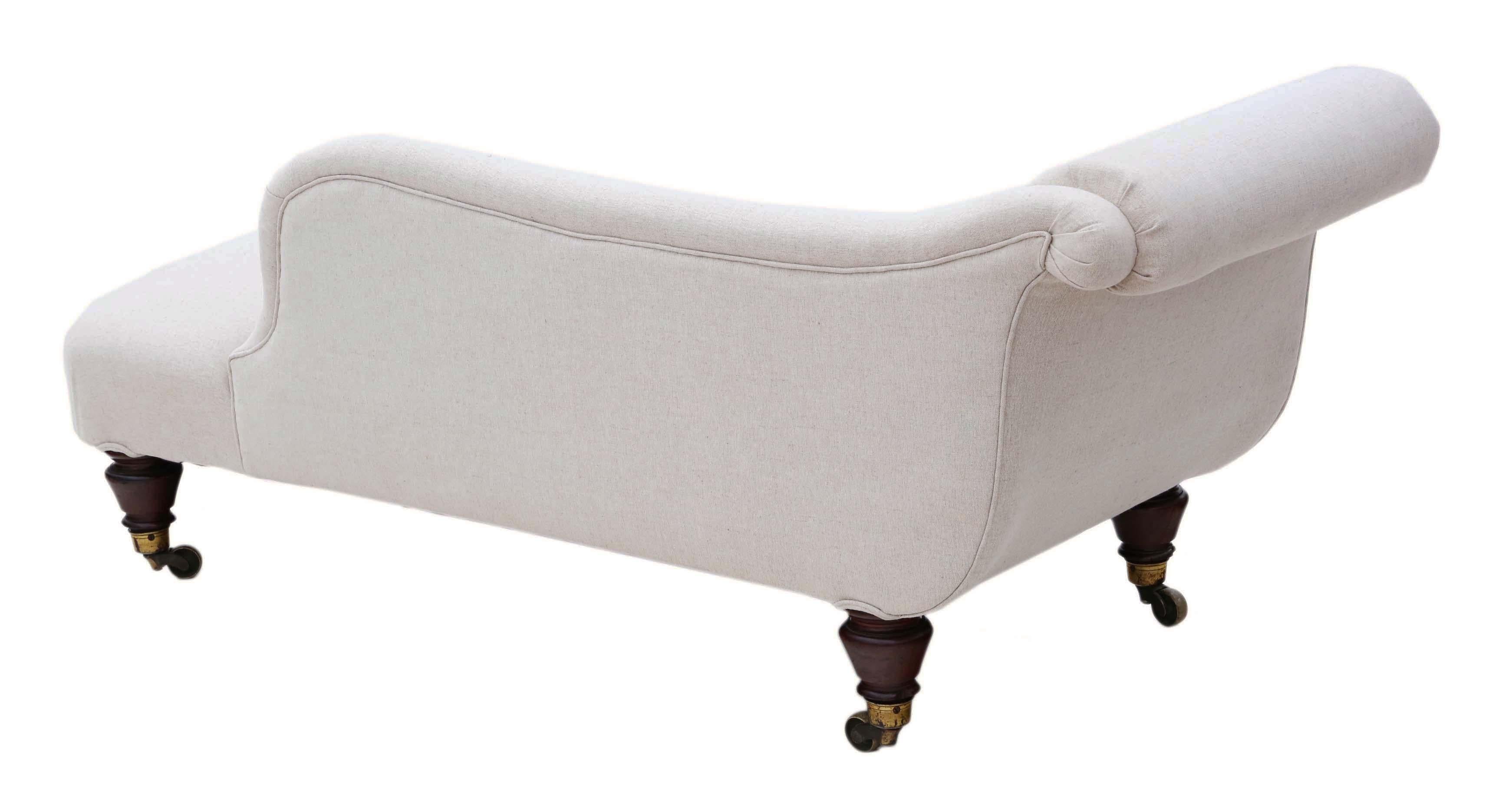 Antique Regency William IV circa 1830 Chaise Longue Sofa 2