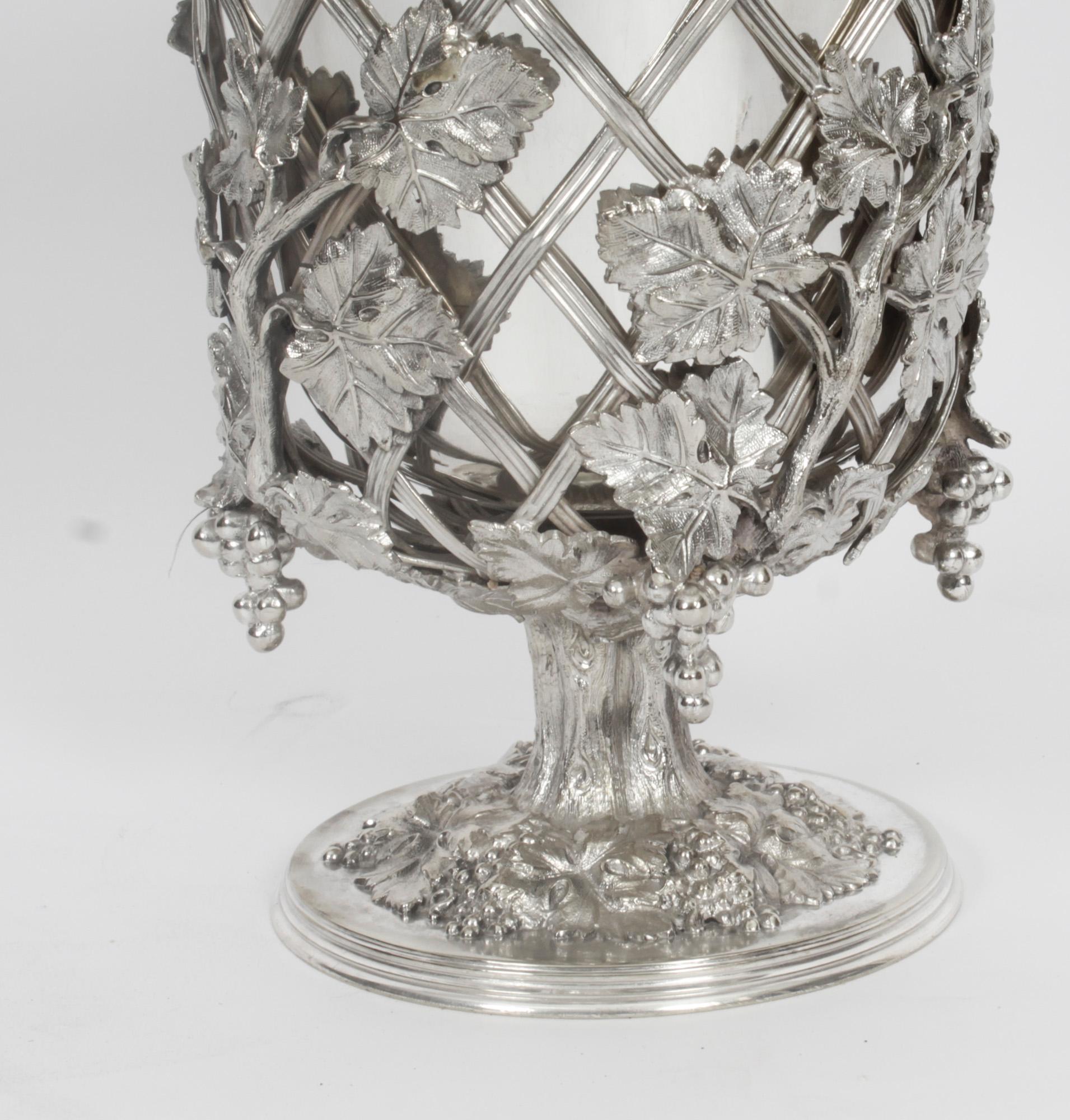 Antique Regency Wine Cooler Old Sheffield Plate 19th Century In Good Condition For Sale In London, GB