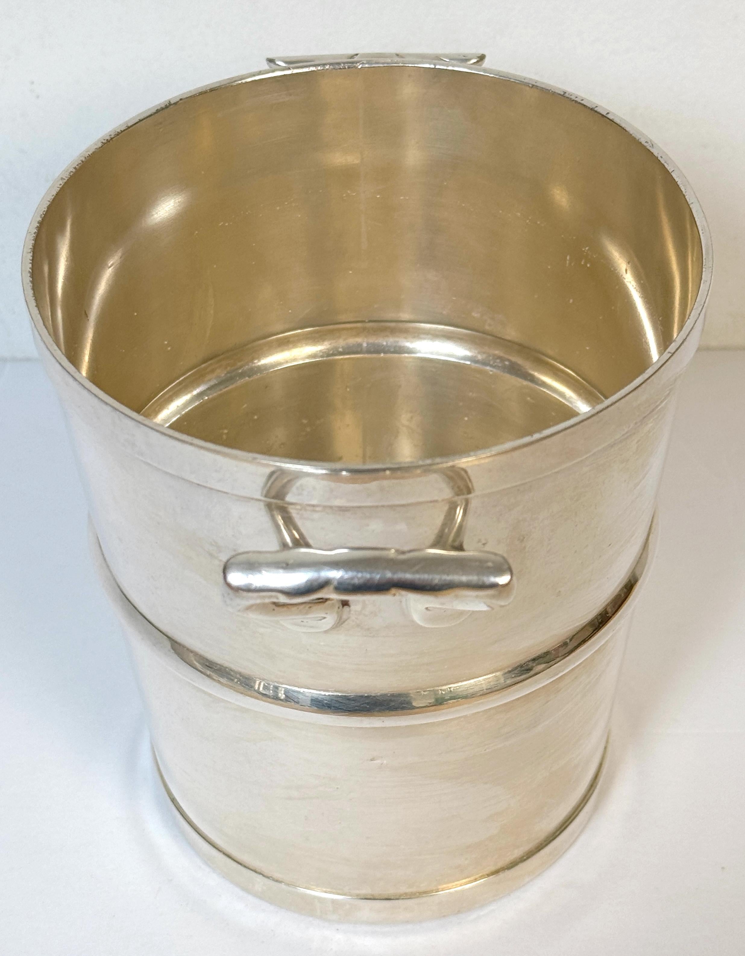 Américain Seau à champagne / glace antique Reiffel & Husted Silverplate USA, design anglais en vente