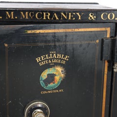 Antique Reliable Safe & Lock Co. Coffre-fort, Covington, KY C1890