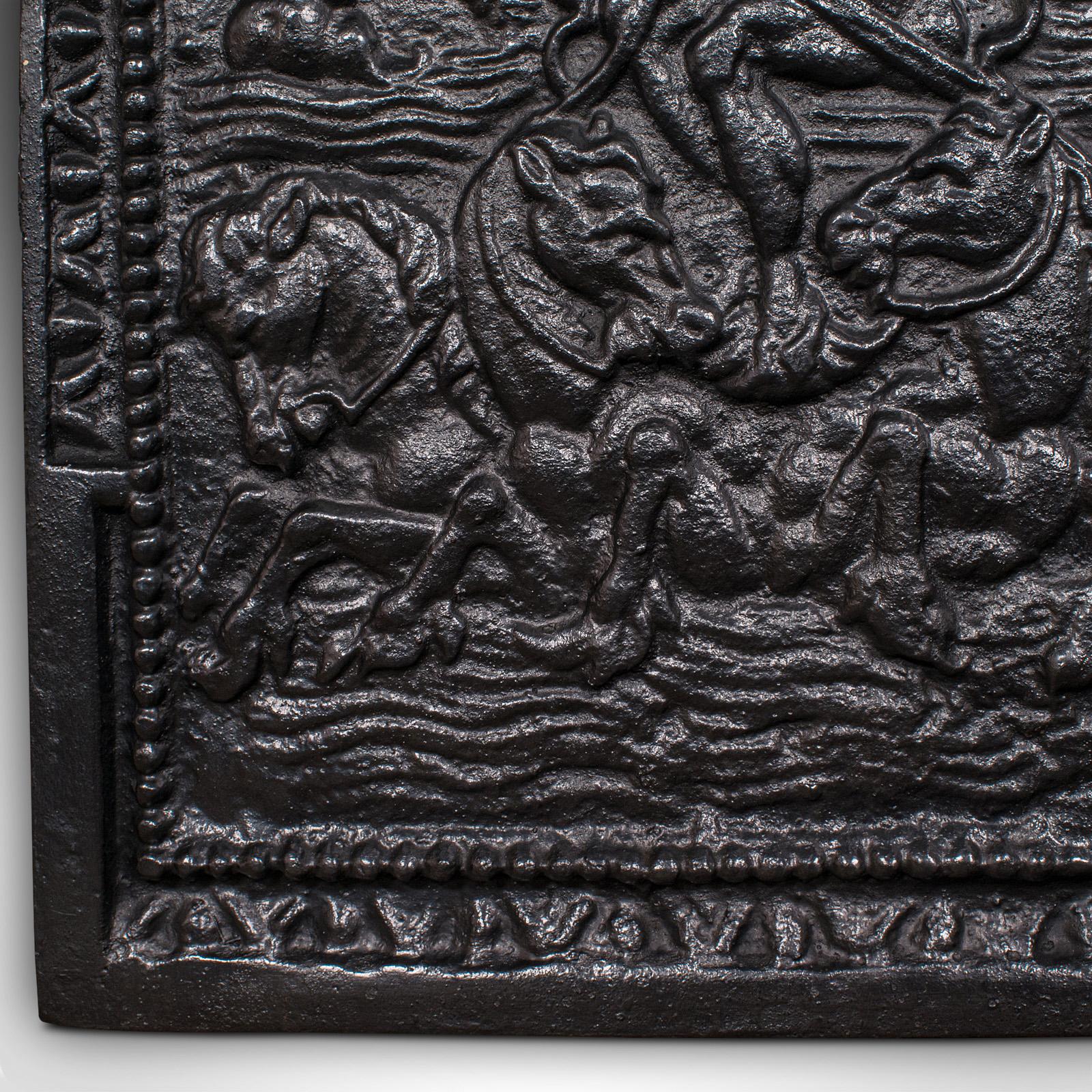 Antico riflettore da camino in ghisa, vittoriano, 1880 in vendita 1
