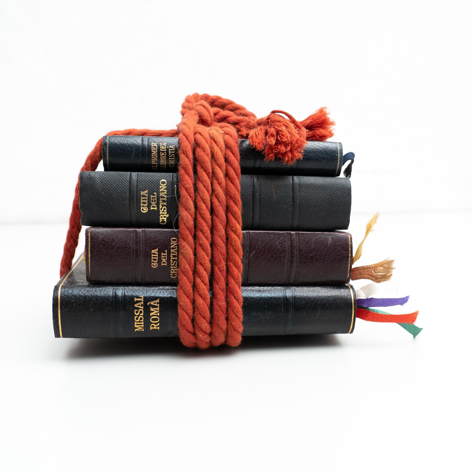 Antique Religious Book Sculptural Artwork, circa 1950 7