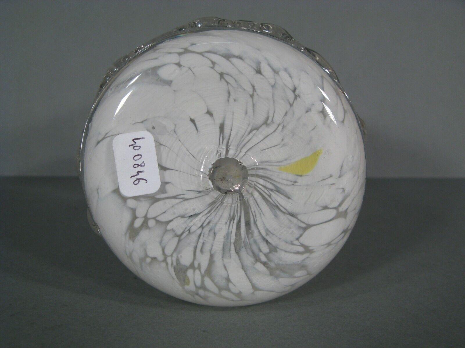Antique Religious Devotional Glass Crucifix under Blown Glass Dome - 1Y173 6