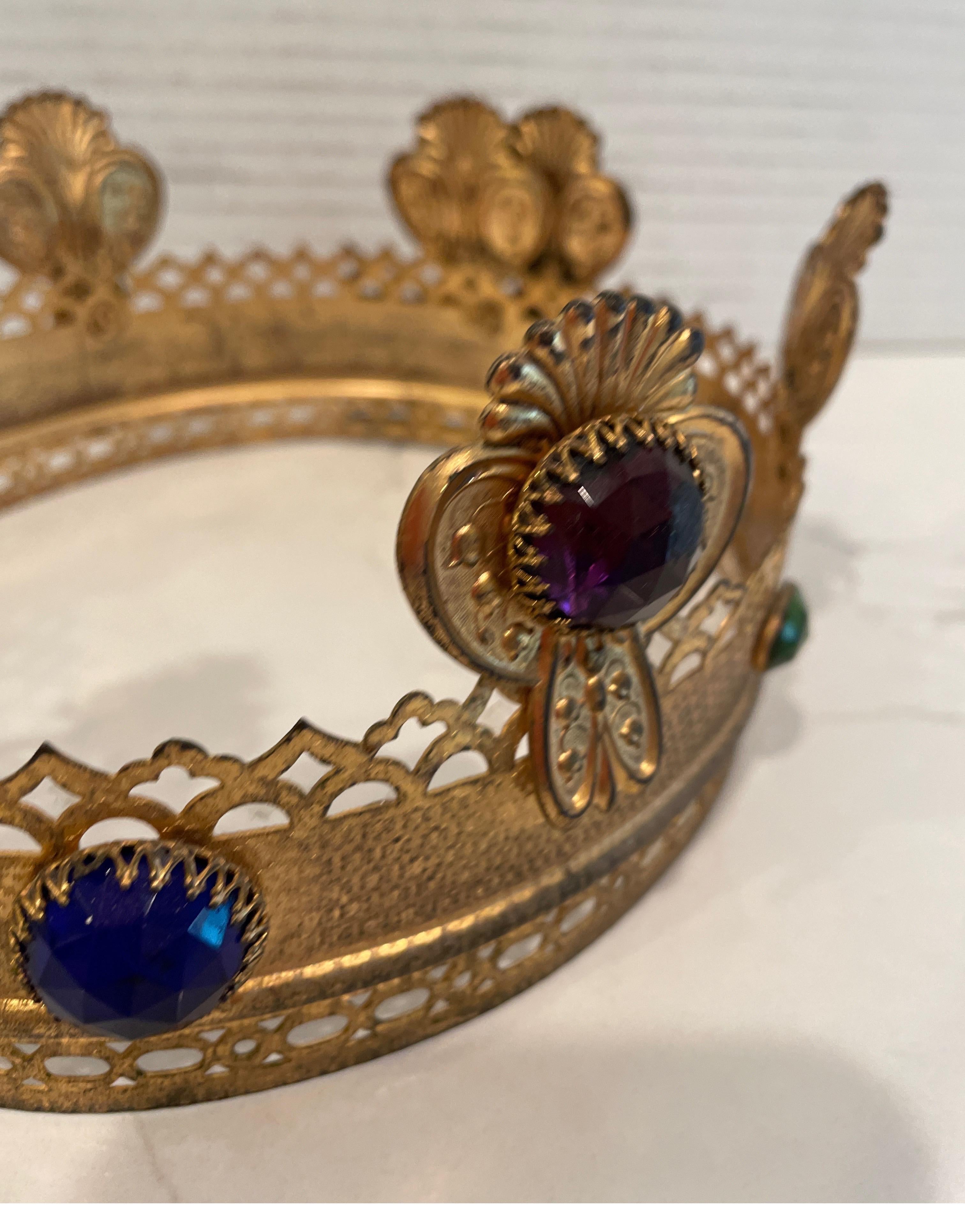 20th Century Antique Religious Santo Crown For Sale
