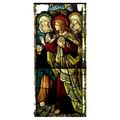 Antique Religious Stained Glass Window